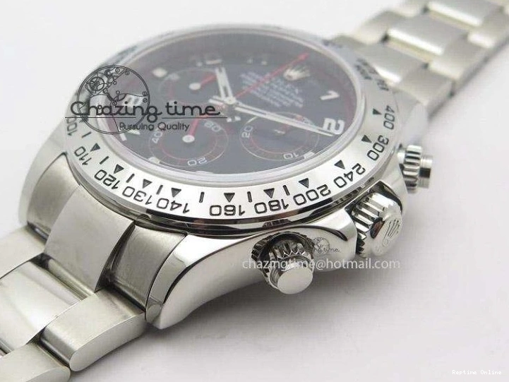 0216 SmartChoice Daytona 116509 JF Best Edition Black Dial On SS Bracelet A 4023